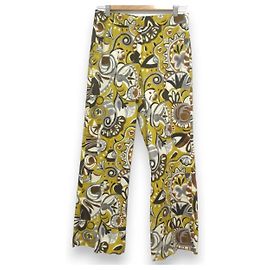 S Max Mara Flare Pants Other Yellow