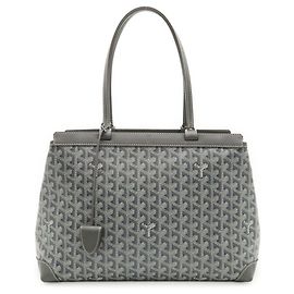 Bolsa Tote Goyard Bellechasse Beyod PM Marrom Preto Branco