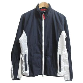 Giacca in nylon con doppia zip Emporio Armani Marrone Nero