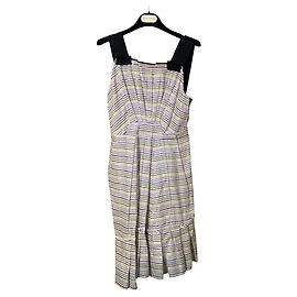 Vestido sem mangas Grit Border da MARC JACOBS Roxo