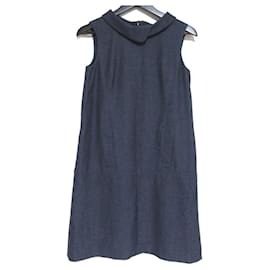 Autre Marque Rene Basic Kleid Blau Marineblau