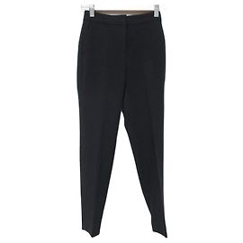 theory luxe COSIMO CAROL 2 Stretch Slim Slacks Black
