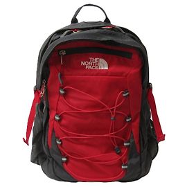 The North Face Borealis Nylon Backpack Red Dark grey