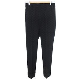 Gucci GG-Muster Wollhose Schwarz