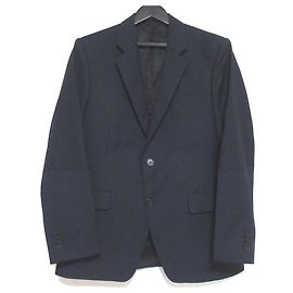 Blazer de Lã Listrado Givenchy Azul Azul marinho