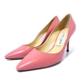 Sapatos de salto em couro ROMY 85 da Jimmy Choo Rosa
