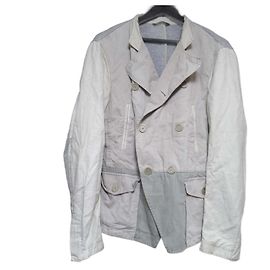 Dolce & Gabbana Giacca doppiopetto in misto lino Dolce&Gabbana Marrone