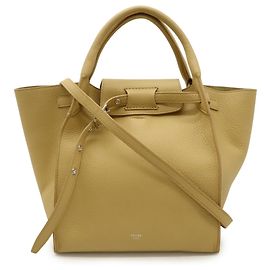 Céline Celine Big Bag - Beiger Lederhandtasche Beige Roh