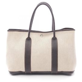 Bolsa Tote PM Garden Party da Hermès Marrom Cru