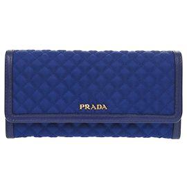 Cartera Larga Azul Prada 1M1132 Azul