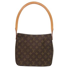 Sac à épaule Looping MM Monogram Louis Vuitton Marron