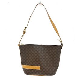 Céline Borsa a Spalla Celine Macadam in Pelle PVC Marrone