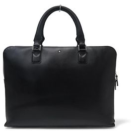 BORSA MONTBLANC MEISTERSTUCK 114525 PORTADOCUMENTI VALIGETTA Nero
