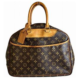 Sac à main Monogram Deauville Louis Vuitton Marron