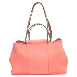 Bolsa 2 em 1 Hermès Cabag Elan PM Toile Officier Rosa
