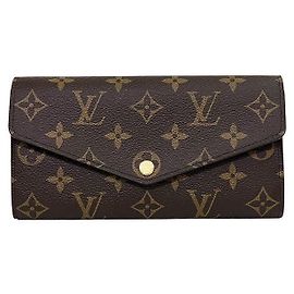 Cartera Larga Monograma Sarah de Louis Vuitton Rosa