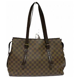 Borsa 2 in 1 Chelsea Damier Louis Vuitton Marrone