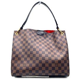 Borsa a Spalla Graceful PM Damier Louis Vuitton Marrone