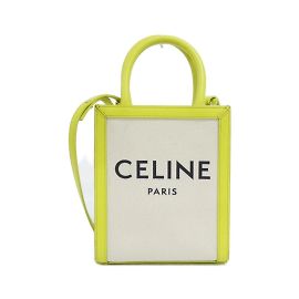 Céline Celine Mini Vertical Cabas Handtasche Roh Gelb