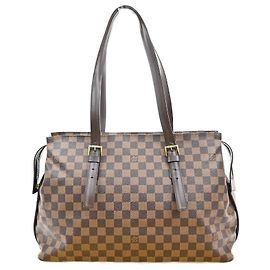 Borsa Chelsea Damier Louis Vuitton Marrone