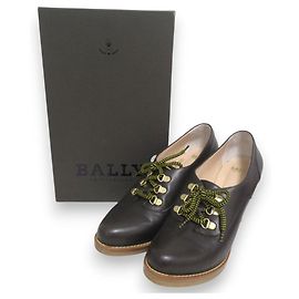 Bally Leather Loafer Pumps Brown