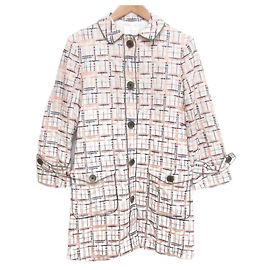 Autre Marque Abrigo midi bordado Sally Scott Beige