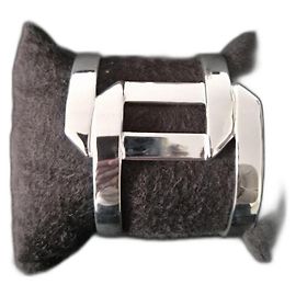 Christofle Silver Cuff Bracelet Silver hardware