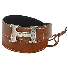 Hermès Hermes Constance Reversible Belt Leather Medium Black