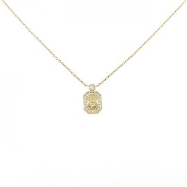 Collar Péndulo de Diamante en Oro Amarillo de 18K Harry Winston Dorado