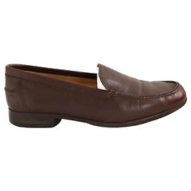 Hermès Mocassins en cuir marron Marron