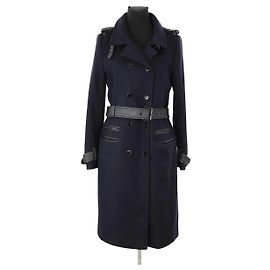 The Kooples Navy Wool Coat Navy blue