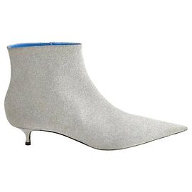 Balenciaga Botas Knife plata Plata