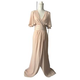 Robe rose transparente Asos Design avec fente devant Rose