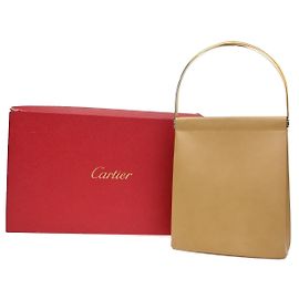 Bolsa Trinity de couro da Cartier Bege