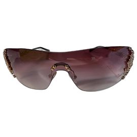 Óculos de sol Fred Pearls F3 Marrom Dourado