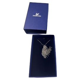 Swarovski Silber Quastenhalskette Silber