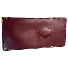 Cartier Glasses case Dark red