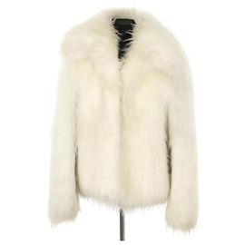 Paco Rabanne Ecru wool fur Cream