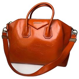Sac en cuir Givenchy Antigona 2Way vintage orange Orange