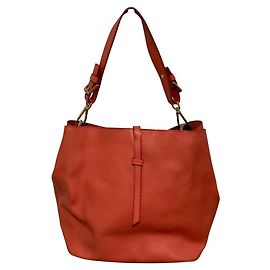 Autre Marque 2-in-1 Leder Tasche Carol J. Orange