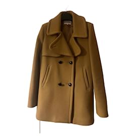 Claudie Pierlot Abrigos, Ropa de abrigo Camello