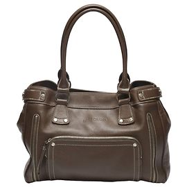 Longchamp Leder Tote Bag Braun