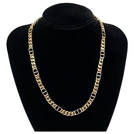Collier Plaqué Or Logo CD Christian Dior Doré