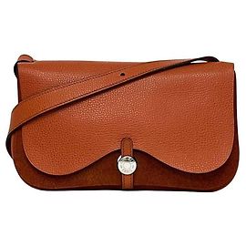 Bolsa de Ombro Colorado PM Hermès em Laranja Laranja