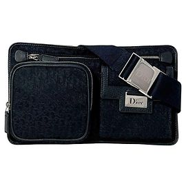 Sac banane noir Christian Dior Noir