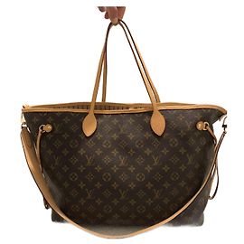Louis Vuitton Neverfull MM Monogram Marrone Marrone