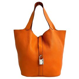 Hermès Hermes Picotin Lock GM Handbag in Orange Orange