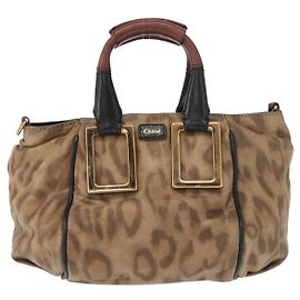 Chloé Chloe Ethel Handbag Leather Beige