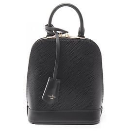 Louis Vuitton Alma Backpack in Black Epi Leather Black