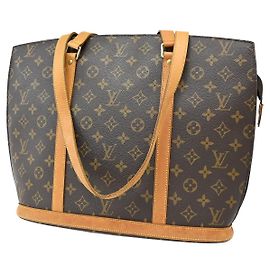 Bolsa Babylone em Canvas Monogram Louis Vuitton Marrom